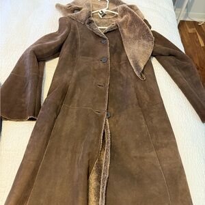 Armani brown Sheepskin Coat